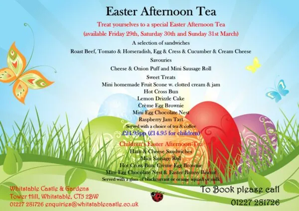 Easter afternoon teas 2024