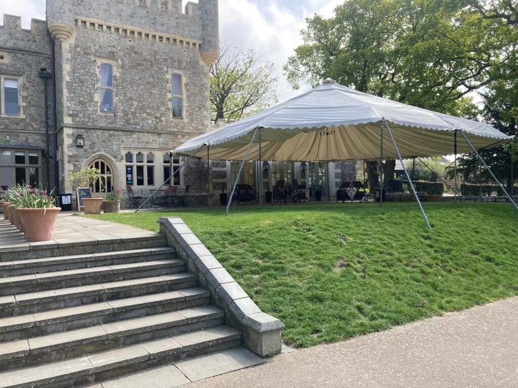 Orangery and marquee